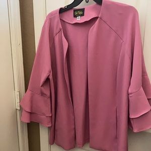 FINAL MARKDOWN Bob mackie open front jacket medium